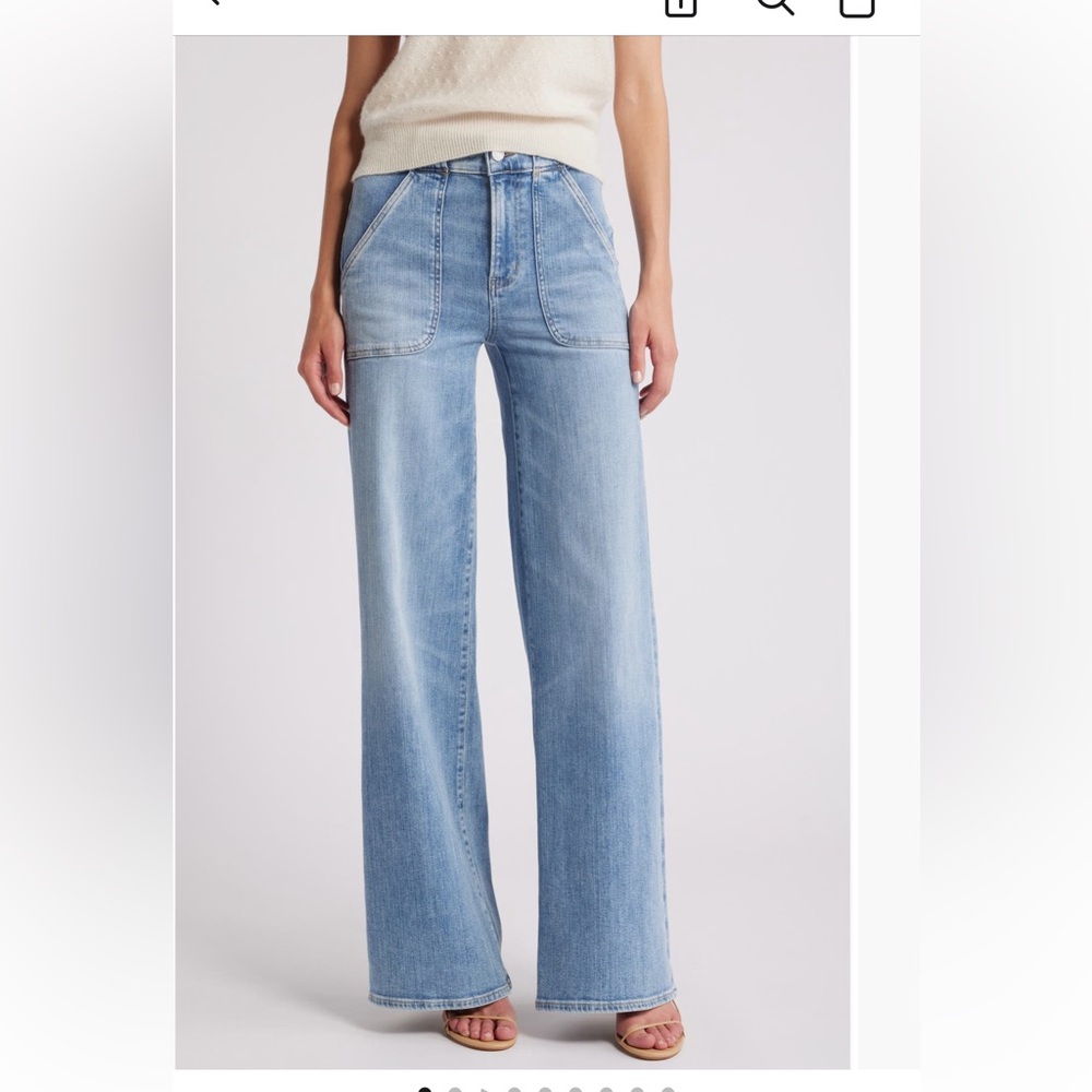 Frame Modern Flare wide leg jeans